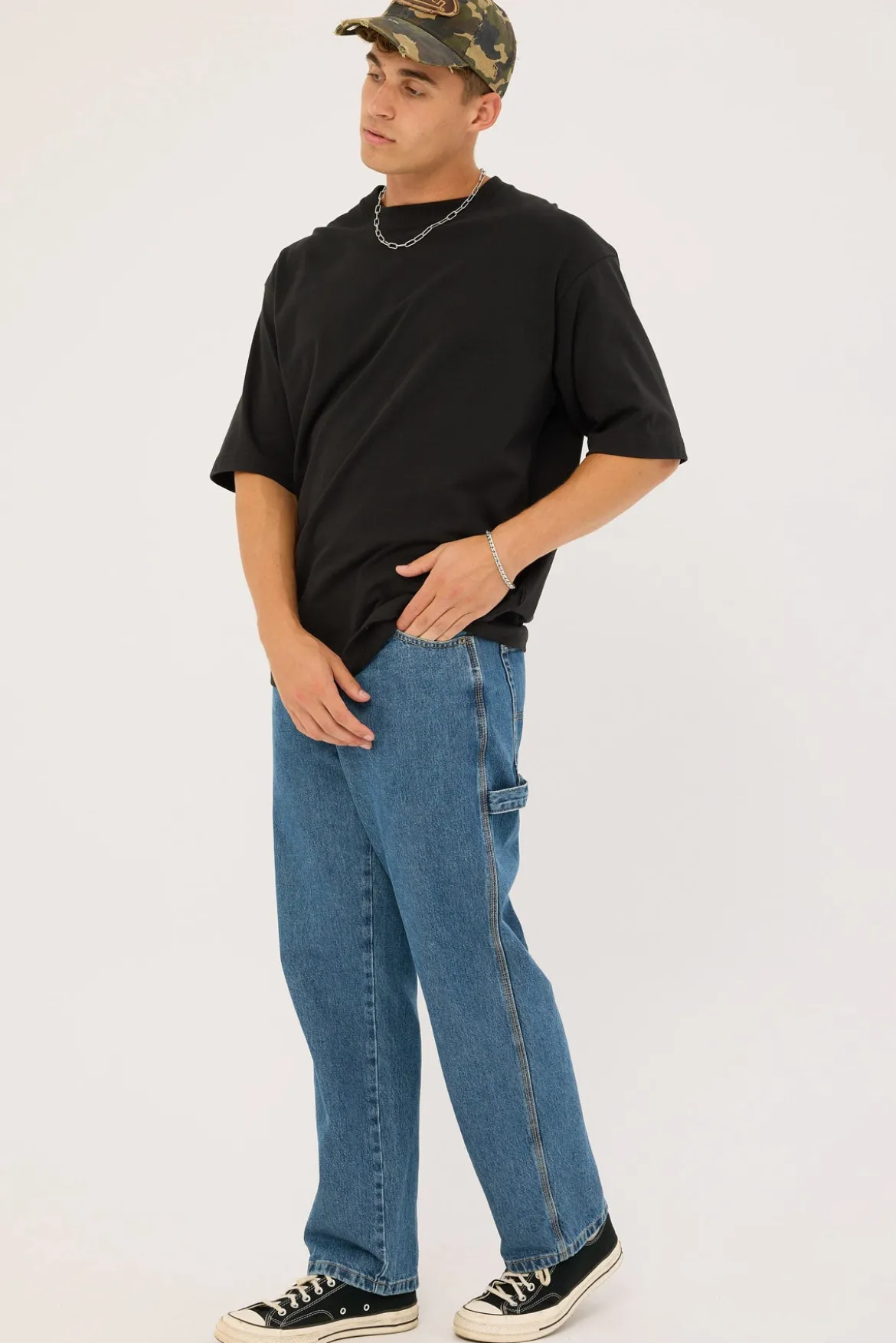 Carpenter Jean Steady Mid Blue