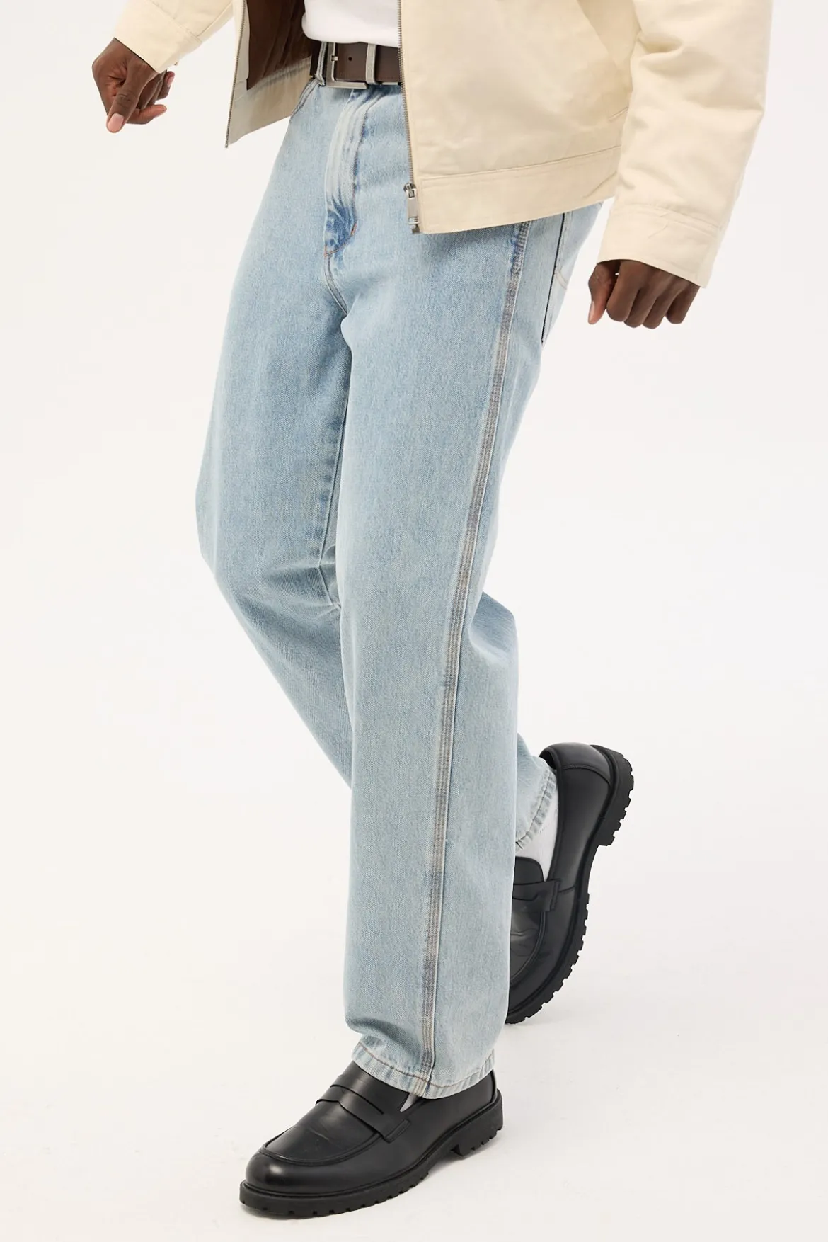 Carpenter Jean Worship Worn Blue Denim