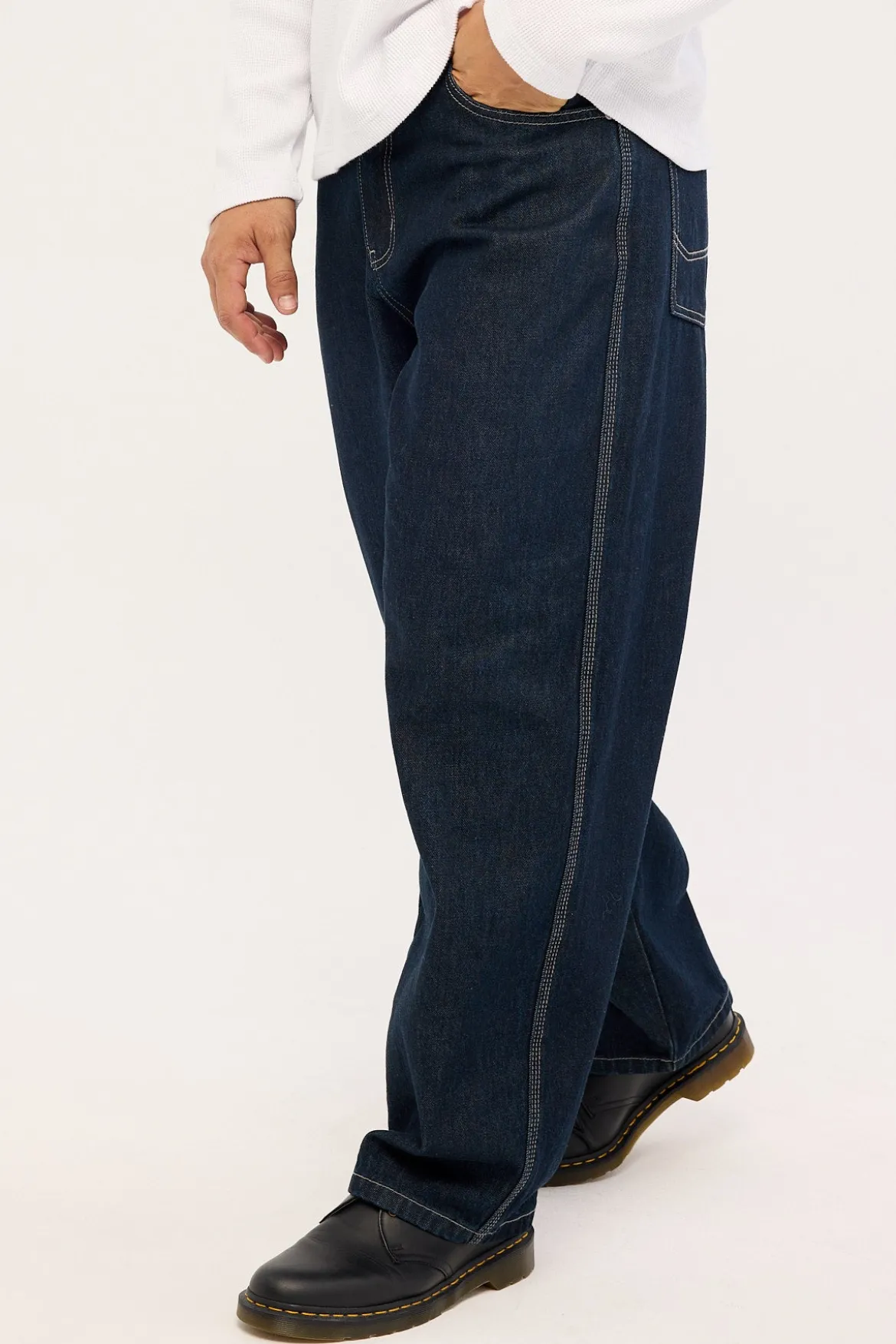 Cast Titan Baggy Jean Raw Indigo Denim