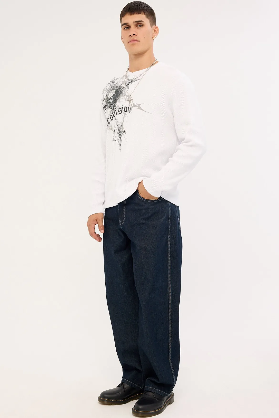 Cast Titan Baggy Jean Raw Indigo Denim