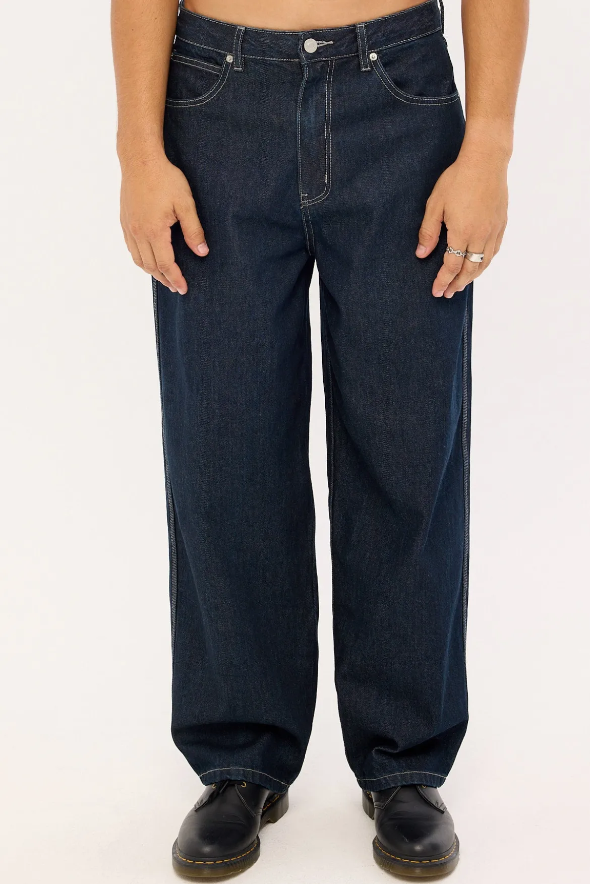 Cast Titan Baggy Jean Raw Indigo Denim