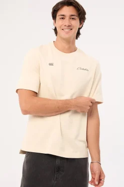 CCC Script Washed T-shirt AM Whitecap Gray