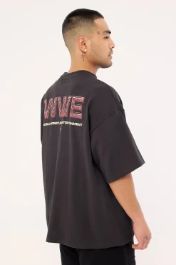 Cena Smackdown Boxy Tee Faded Black