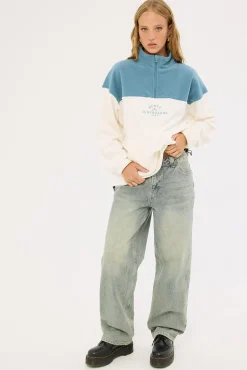 Central Division Crew Polar Fleece Bright White