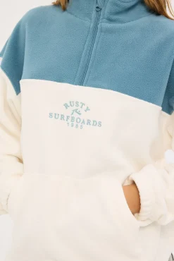 Central Division Crew Polar Fleece Bright White