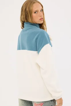 Central Division Crew Polar Fleece Bright White