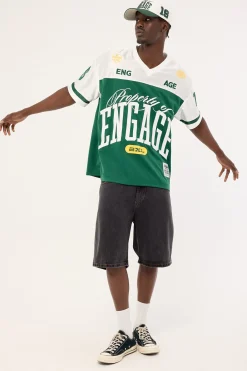 Champion Mentality Oversized Jersery Green/White