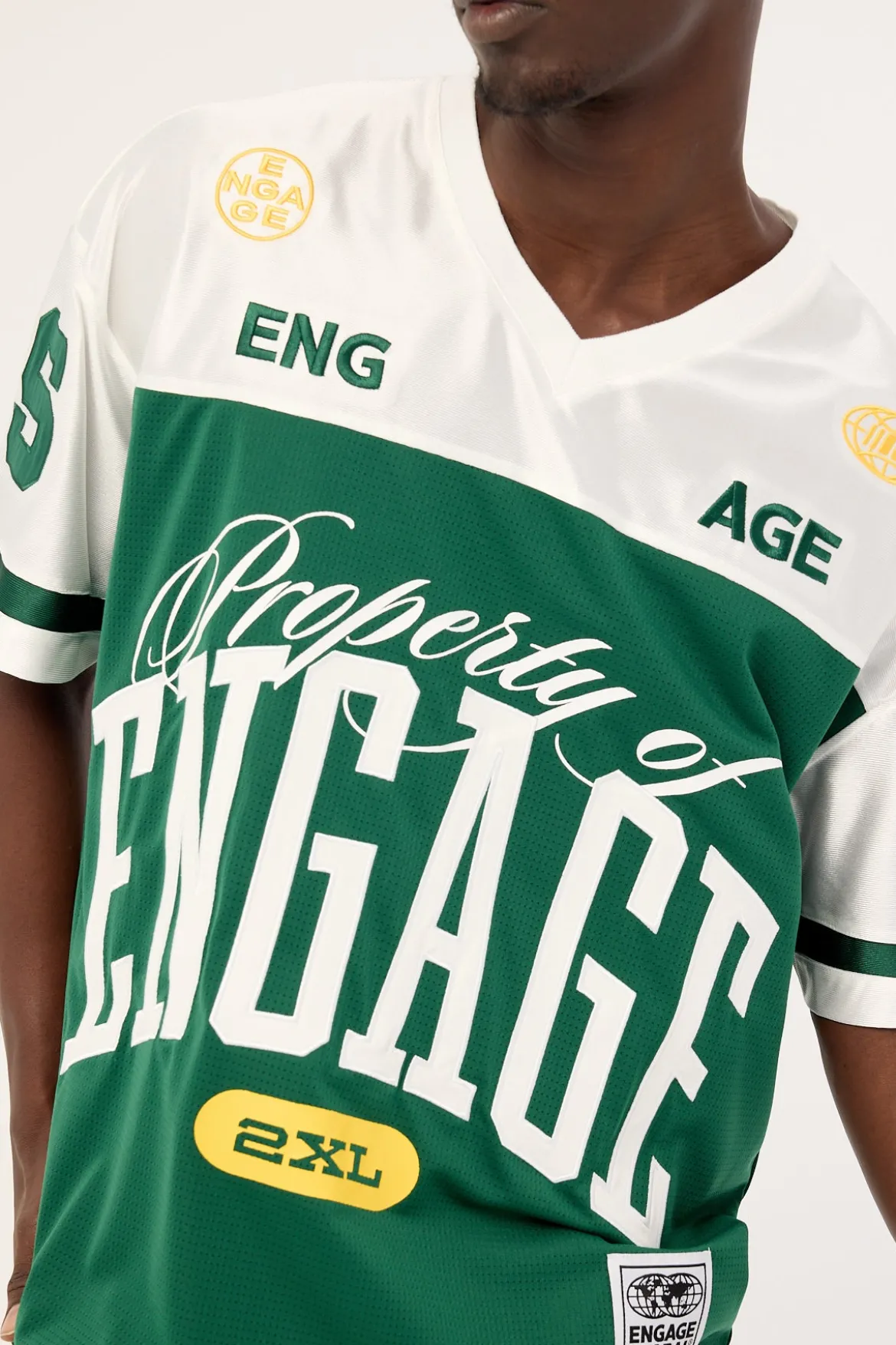 Champion Mentality Oversized Jersery Green/White