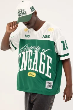 Champion Mentality Oversized Jersery Green/White