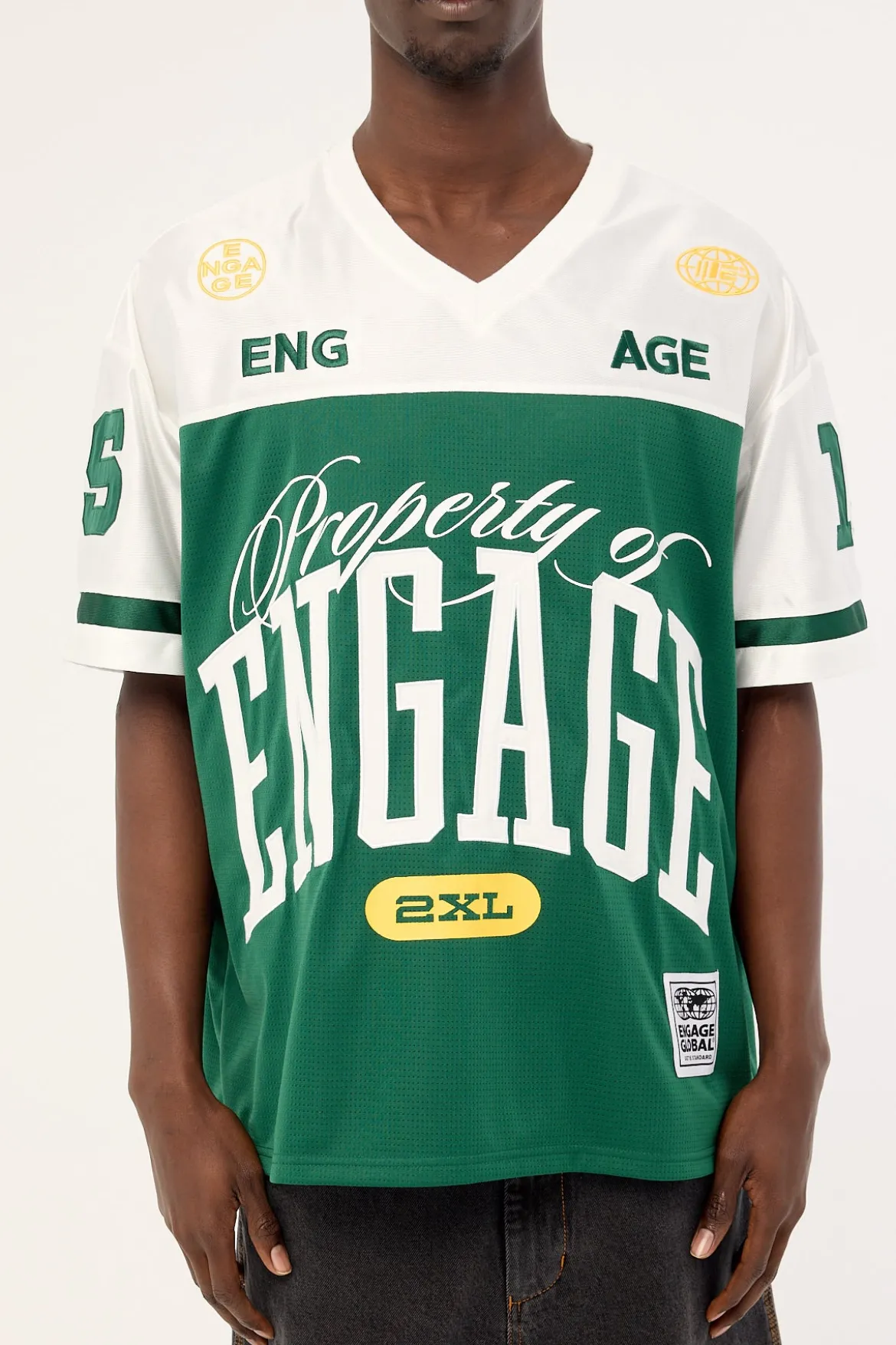 Champion Mentality Oversized Jersery Green/White