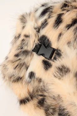 Cheetah Faux Fur Trapper Hat Leopard