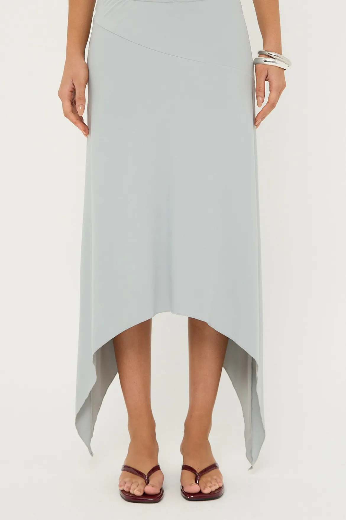 Cherie Midi Skirt Smoke