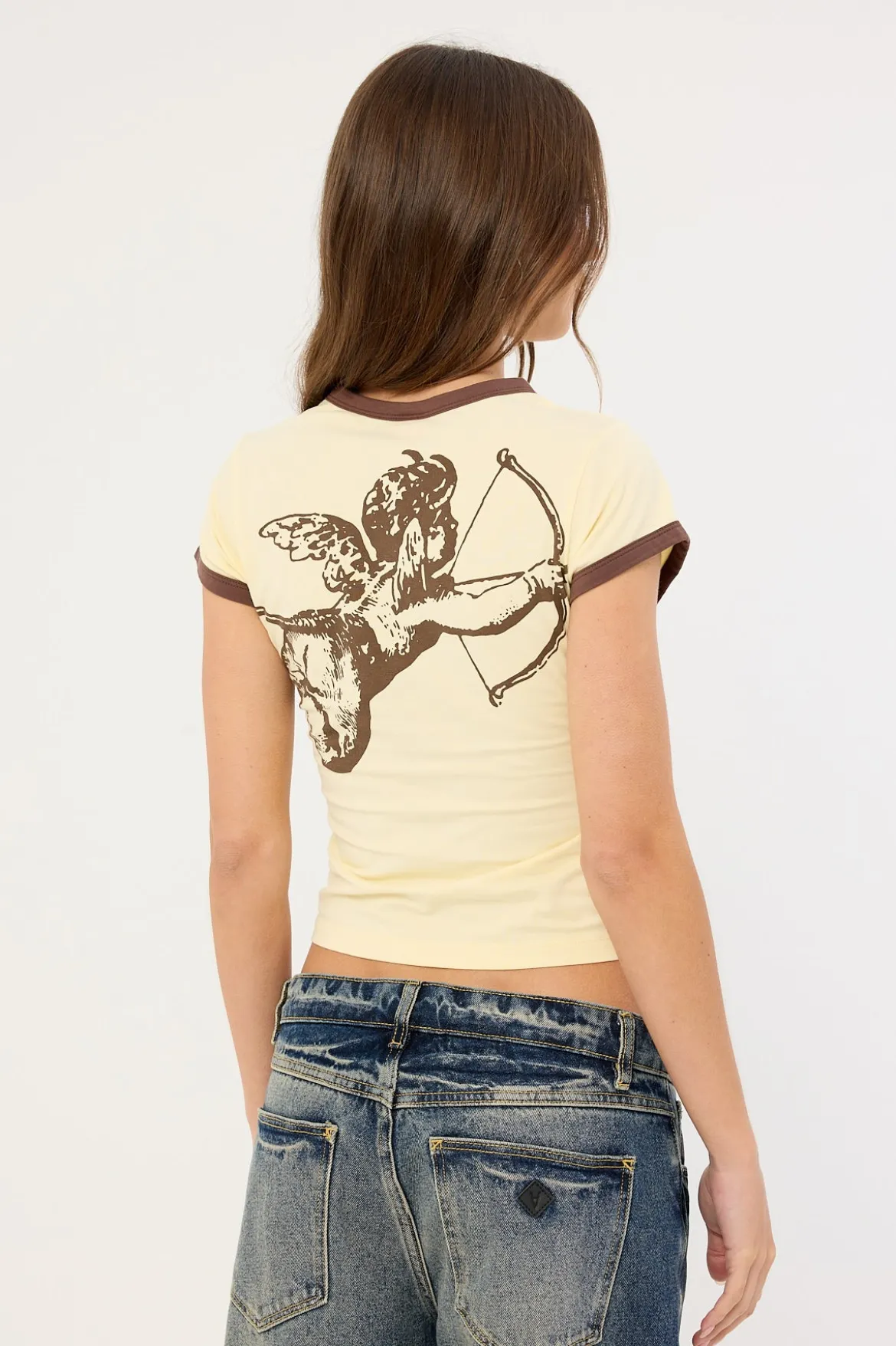 Cherub Cap Sleeve Ringer Lemon Icing