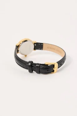 Chloe Watch Gold/White/Black Croc