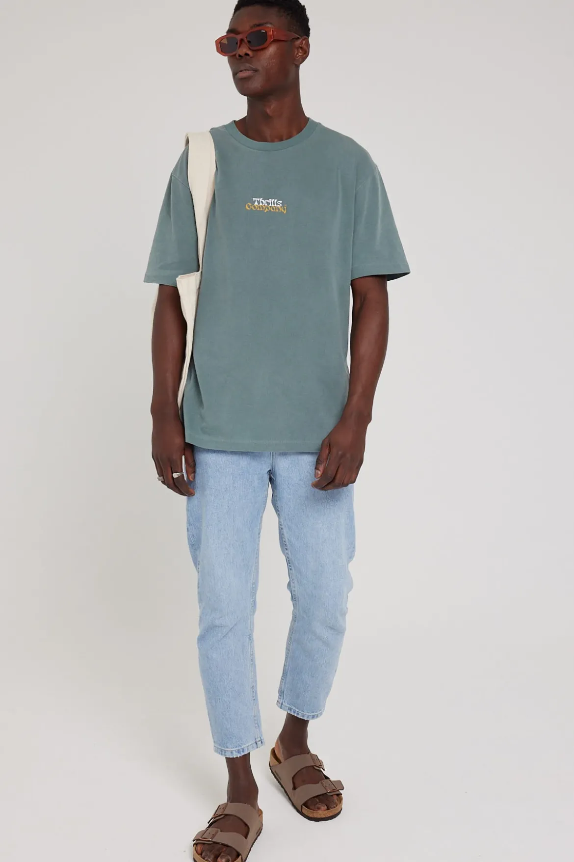 Chopped Denim Jean Ash Blue