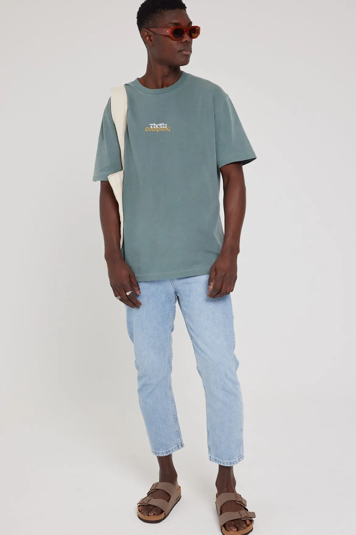 Chopped Denim Jean Ash Blue