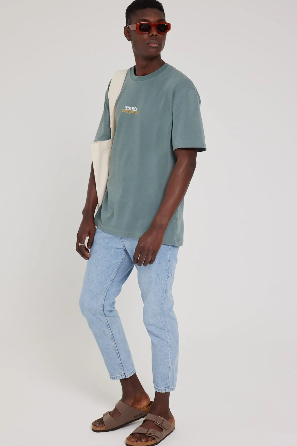 Chopped Denim Jean Ash Blue