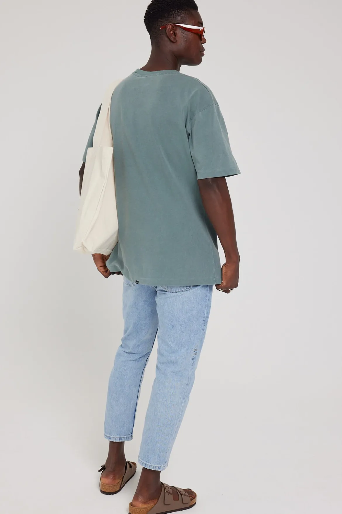 Chopped Denim Jean Ash Blue