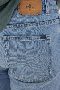 Chopped Denim Jean Ash Blue