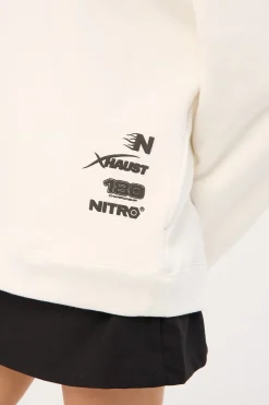 Chrome Relaxed Hoodie Off White