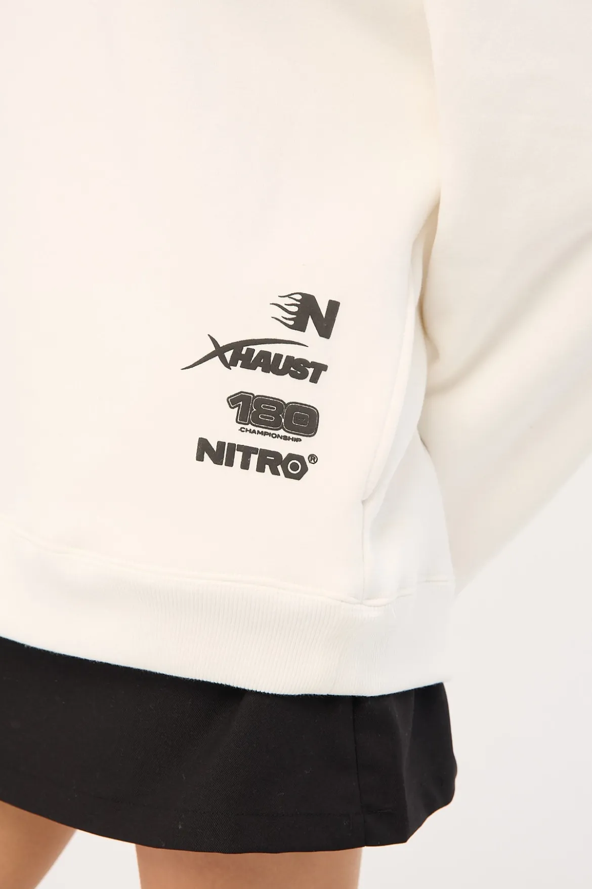 Chrome Relaxed Hoodie Off White
