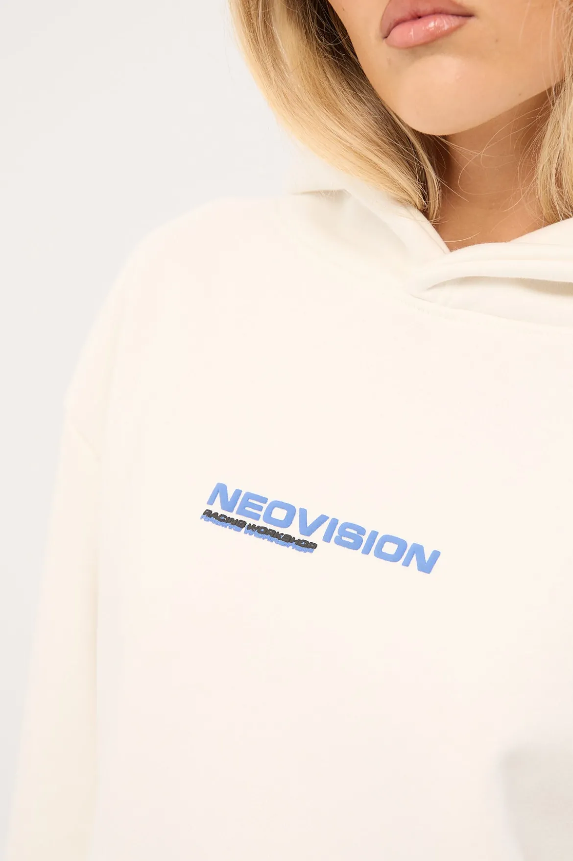 Chrome Relaxed Hoodie Off White