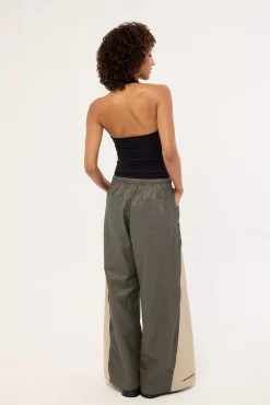 Chutes Parachute Zip Side Pant Charcoal