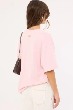 Cin Cin Oversized Tee Pink
