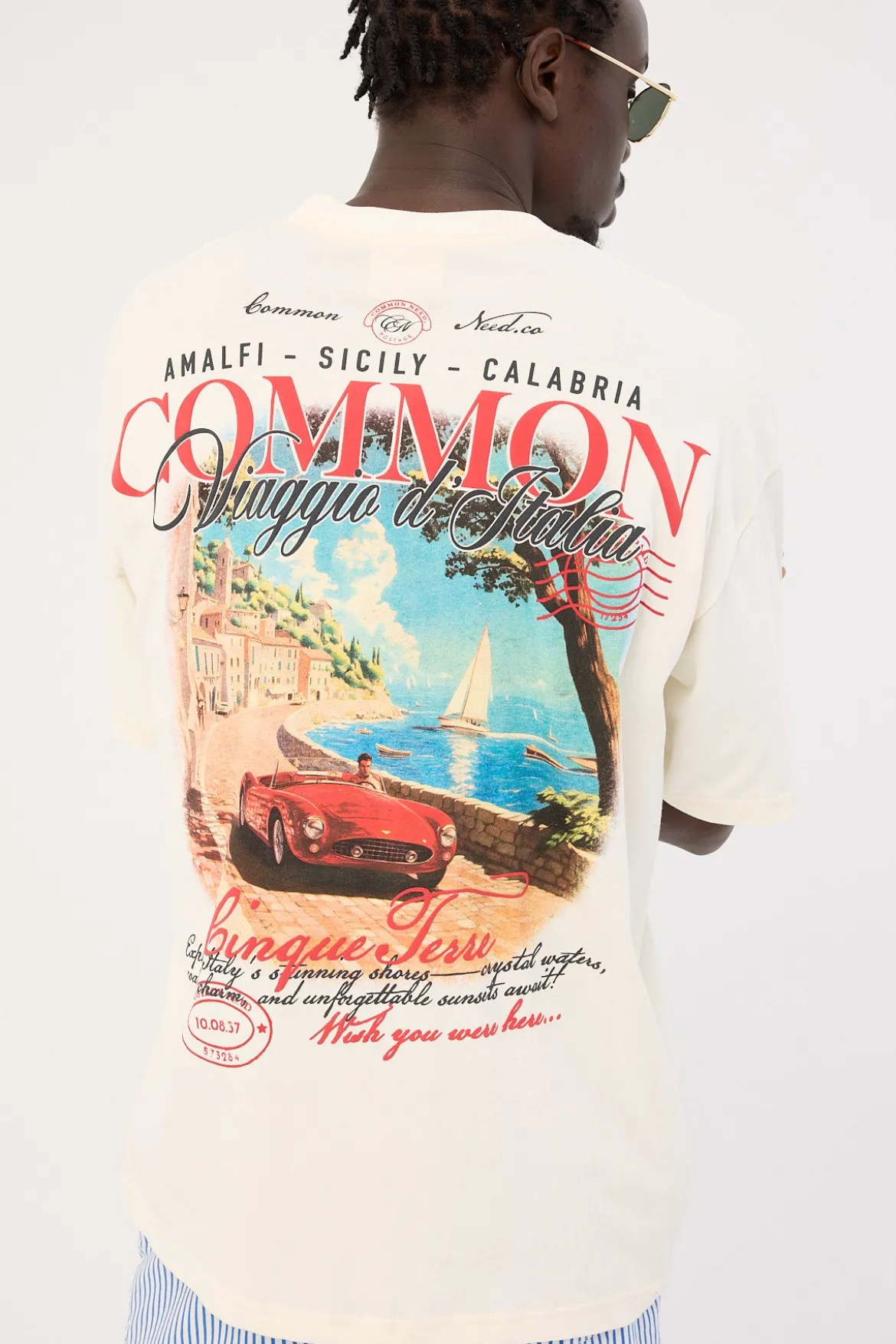 Cinque Terre Heavyweight Boxy Tee Cloud White