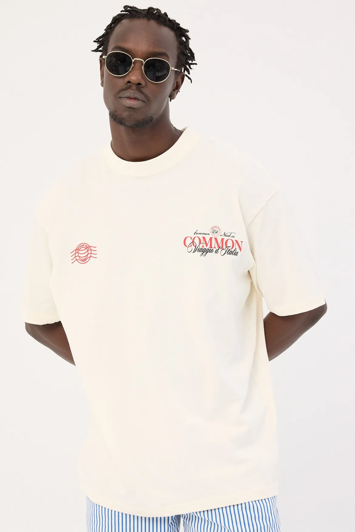 Cinque Terre Heavyweight Boxy Tee Cloud White