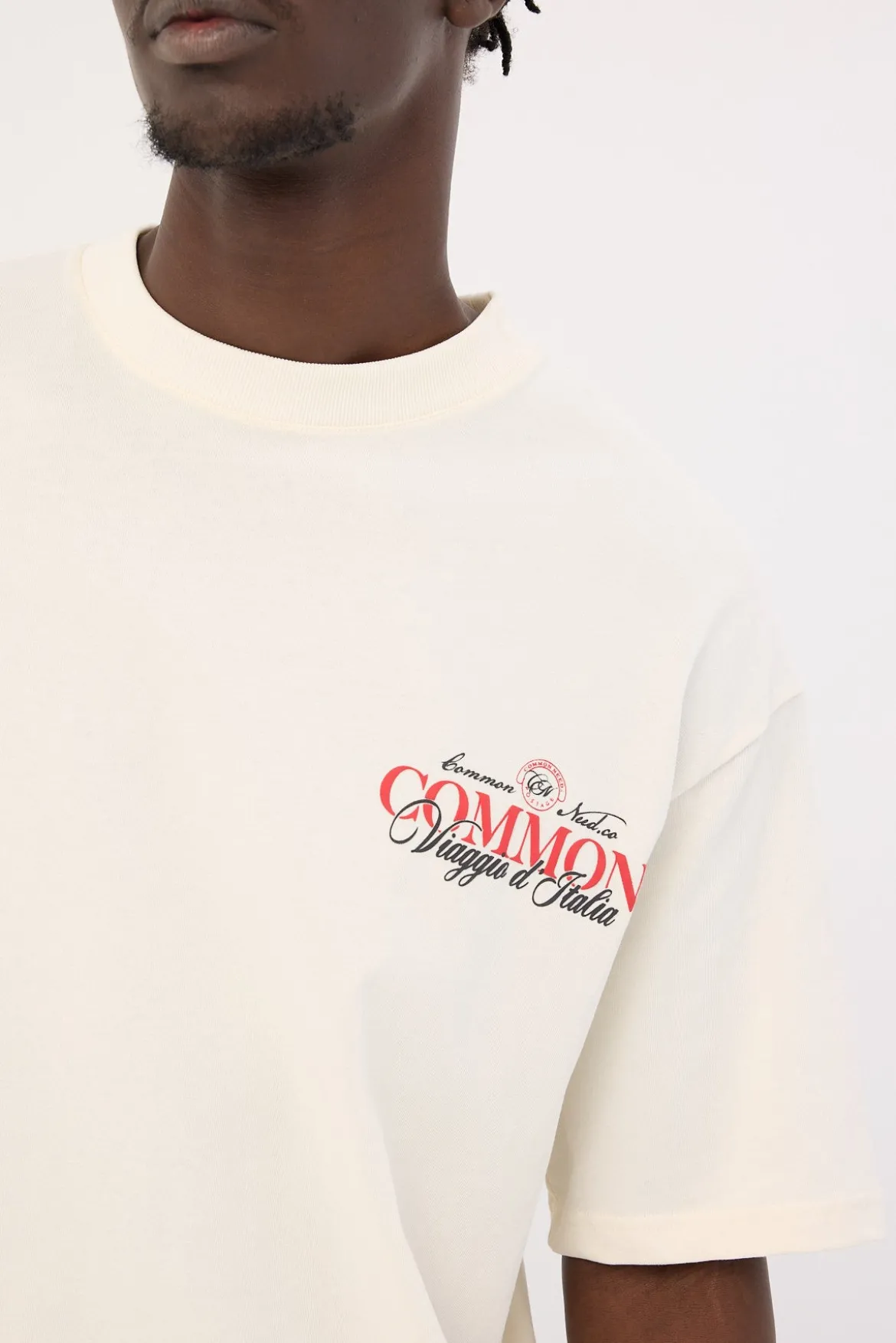 Cinque Terre Heavyweight Boxy Tee Cloud White