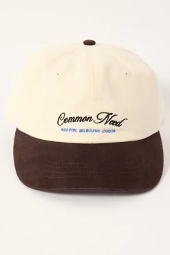 Cities Mid Profile Cap Off White/Brown
