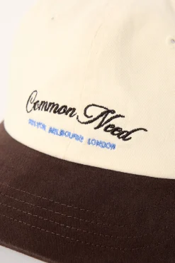 Cities Mid Profile Cap Off White/Brown