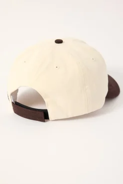 Cities Mid Profile Cap Off White/Brown
