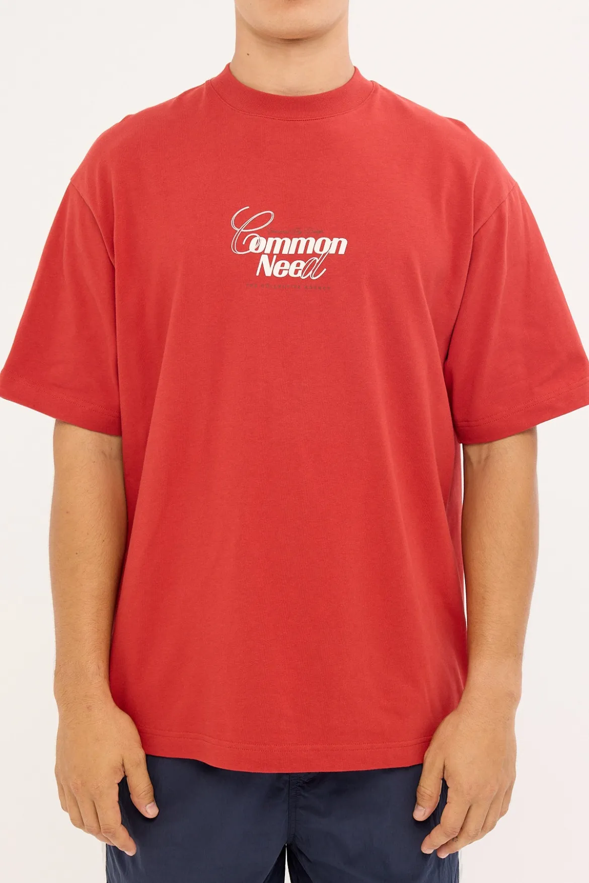 Clarity Heavyweight Boxy Tee Brick Red