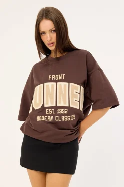 Classic Front Tee Chocolate