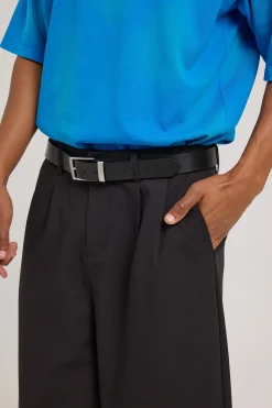 Classic Leather Belt Black