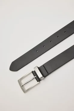 Classic Leather Belt Black