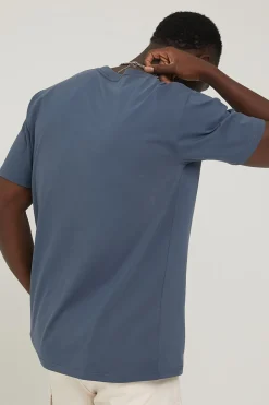 Classic Organic Tee Petrol Blue