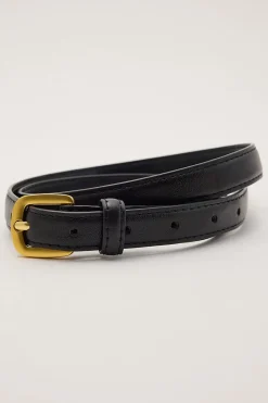 Classic Slim Belt Black / Gold