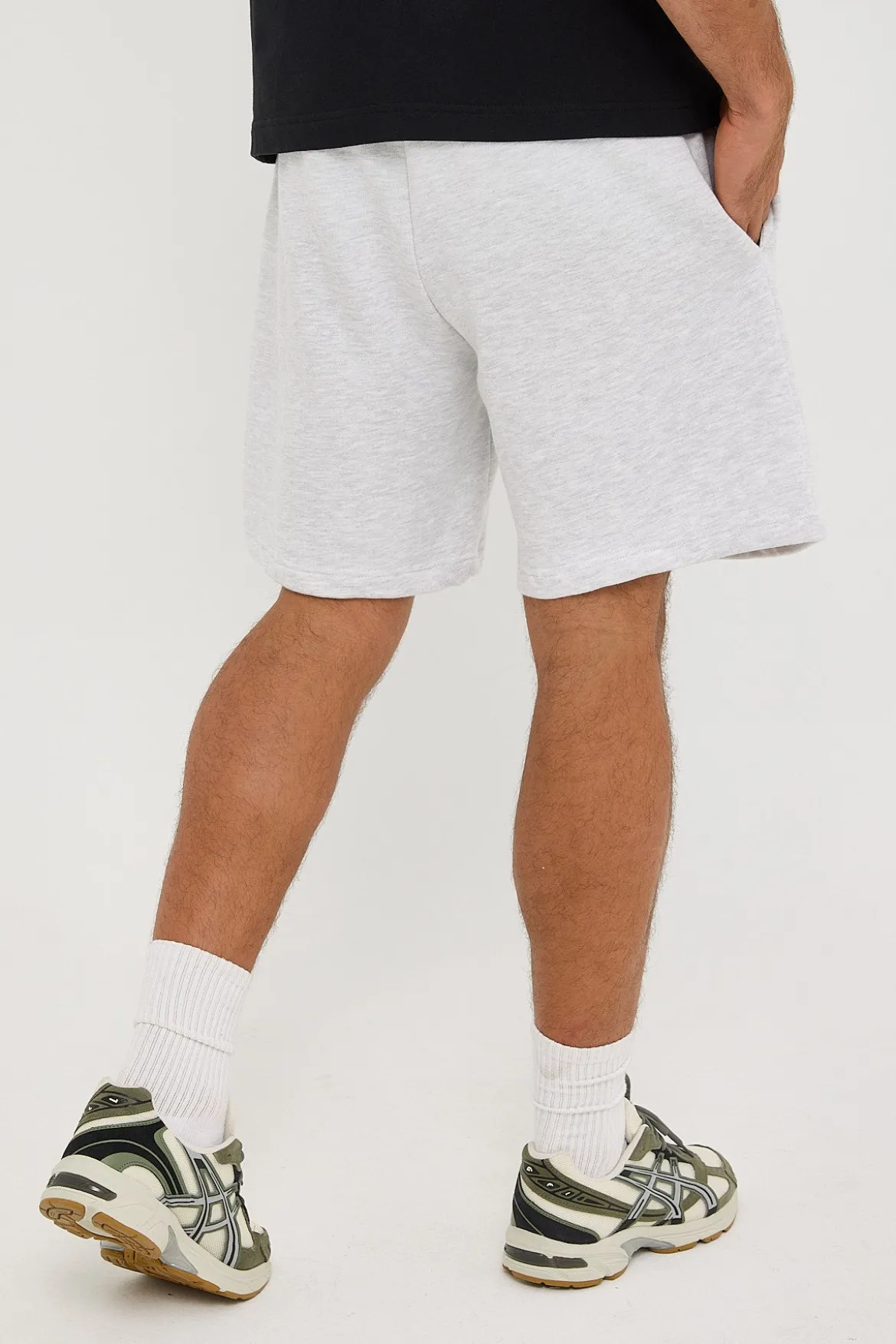 Club 1993 Loopback Short Snow Marle