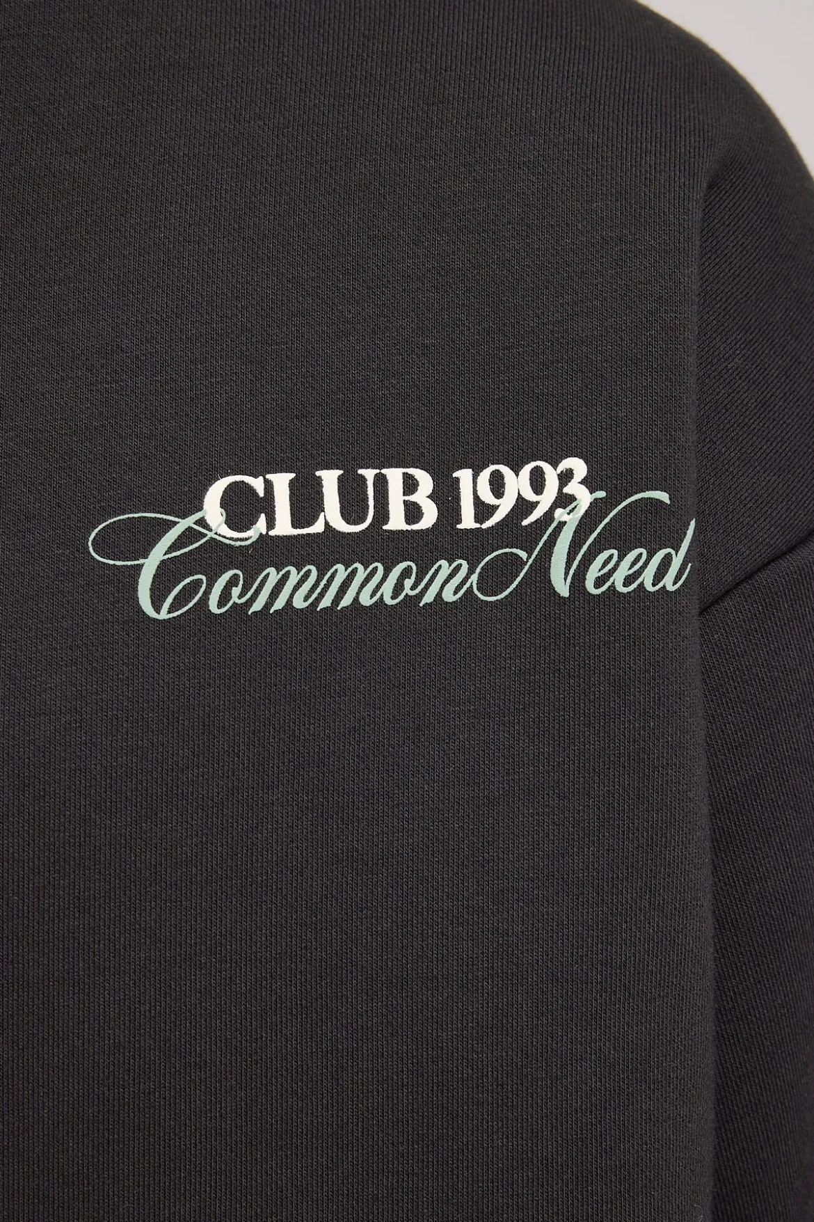Club 1993 Quarter Zip Sweater Off Black