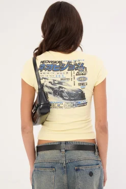 Clutch Baby Tee Yellow