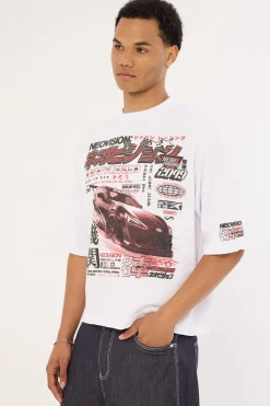 Clutch Cropped Street Super Heavy Tee White