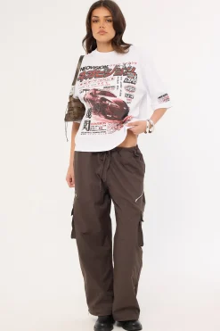 Clutch Cropped Street Super Heavy Tee White