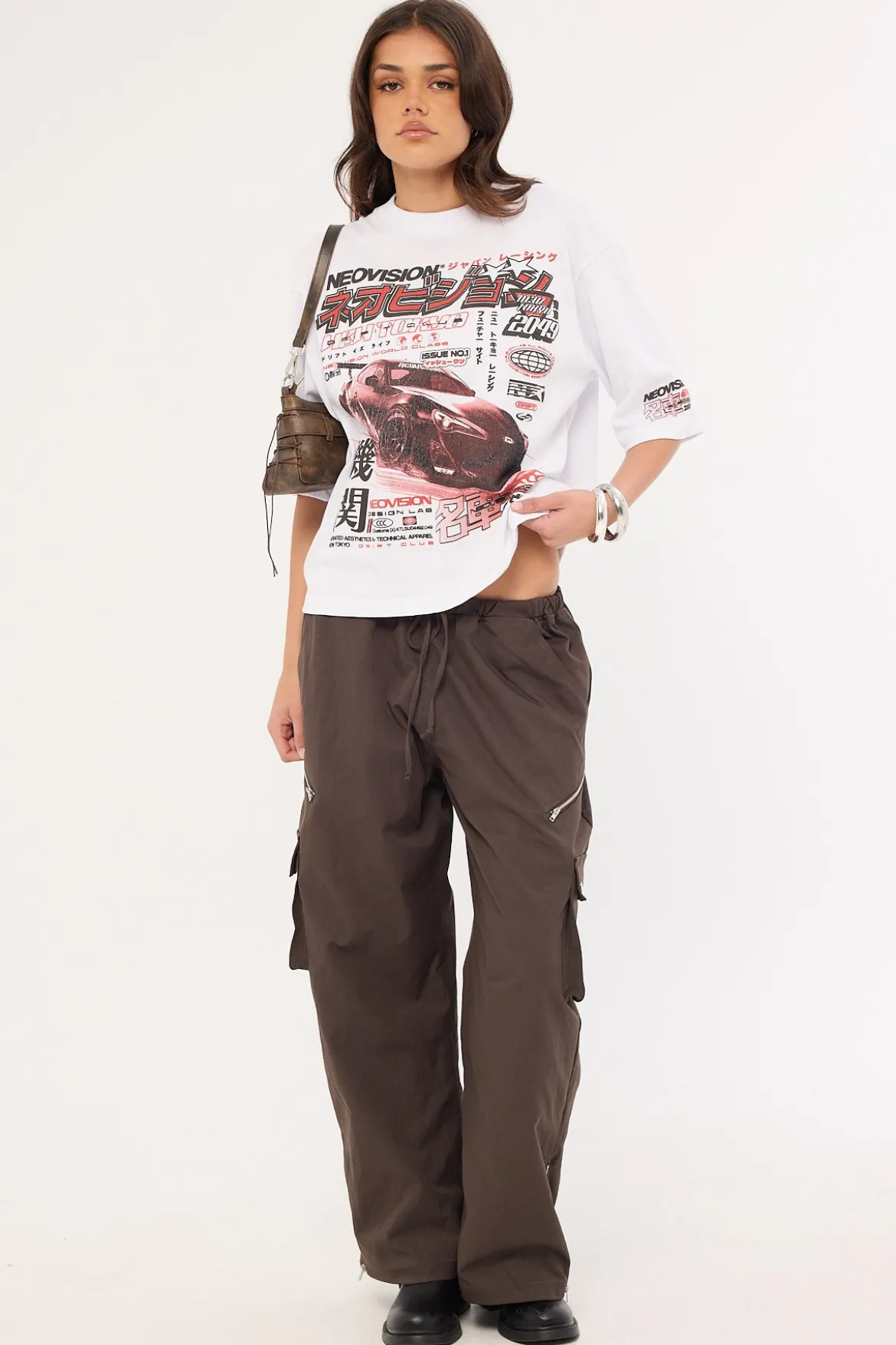 Clutch Cropped Street Super Heavy Tee White