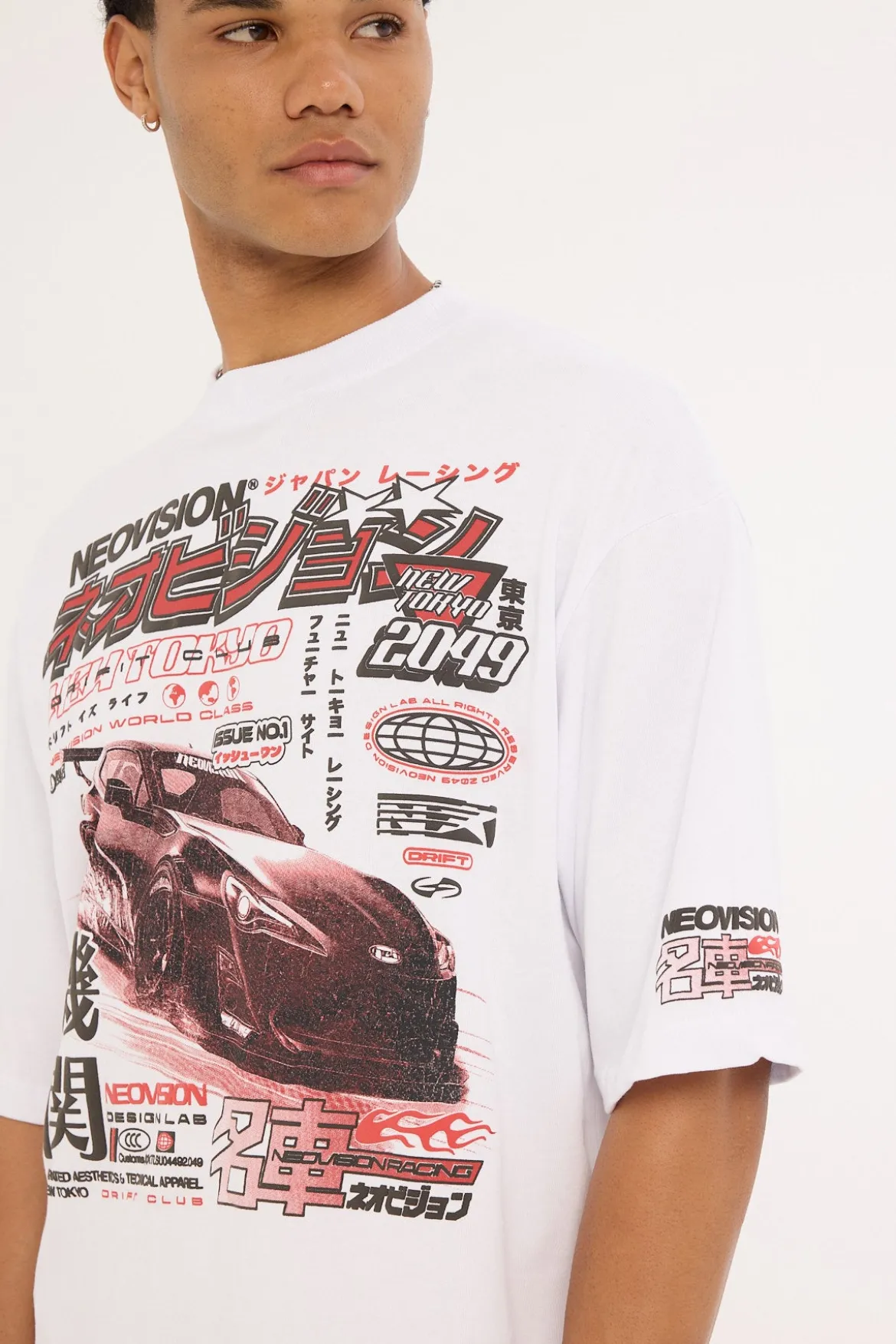 Clutch Cropped Street Super Heavy Tee White