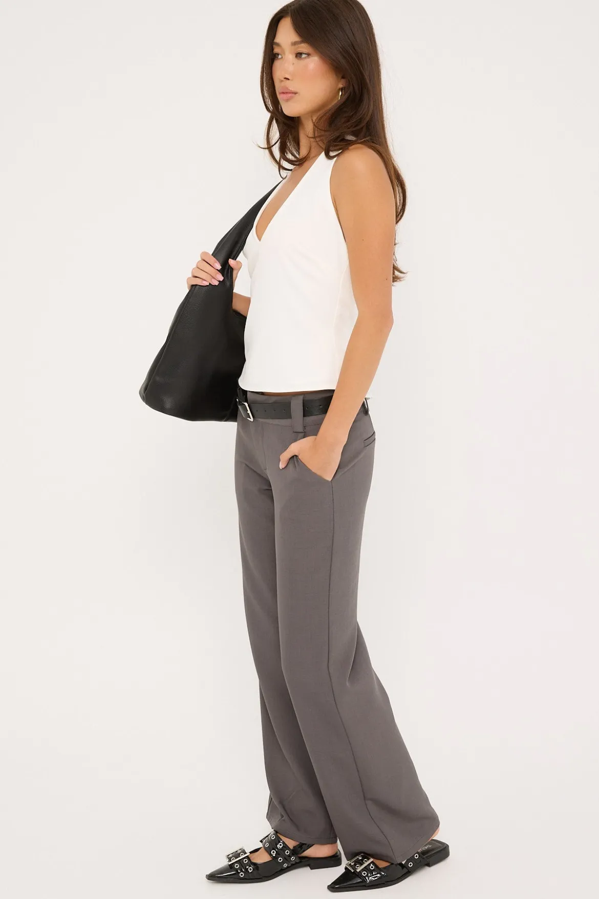 Cocona Low Rise Pant Grey