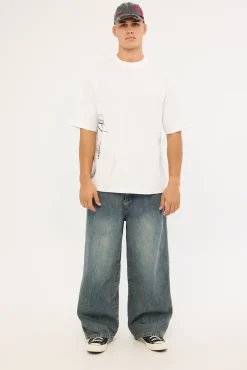Coil Street Super Heavy Tee White