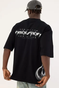 Coil Street Super Heavy Tee Black